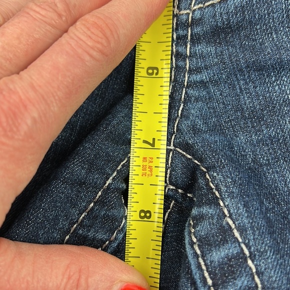 Miss Me blue denim jeans with bedazzled pockets - Picture 9 of 12